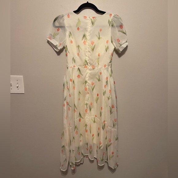 Strawberry Brand Rose Print Dress - Picture 2 of 10